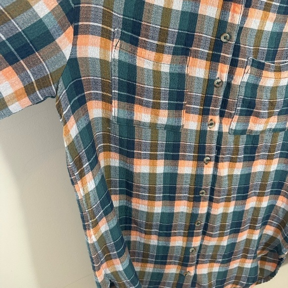 Pilcro flannel Anthro  Plisse Plaid Button Down Shirt - XS - Picture 4 of 6